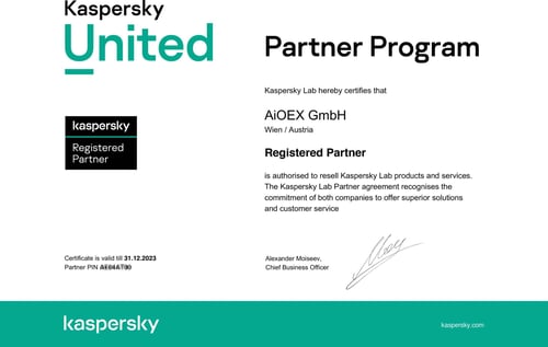 Certified Kaspersky Seller Certified Kaspersky Seller