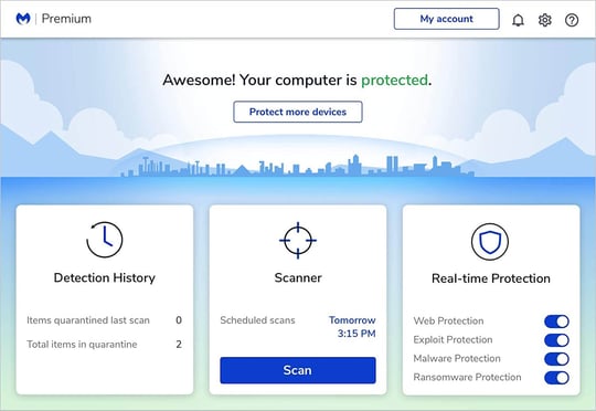 Malwarebytes Premium 2021 software